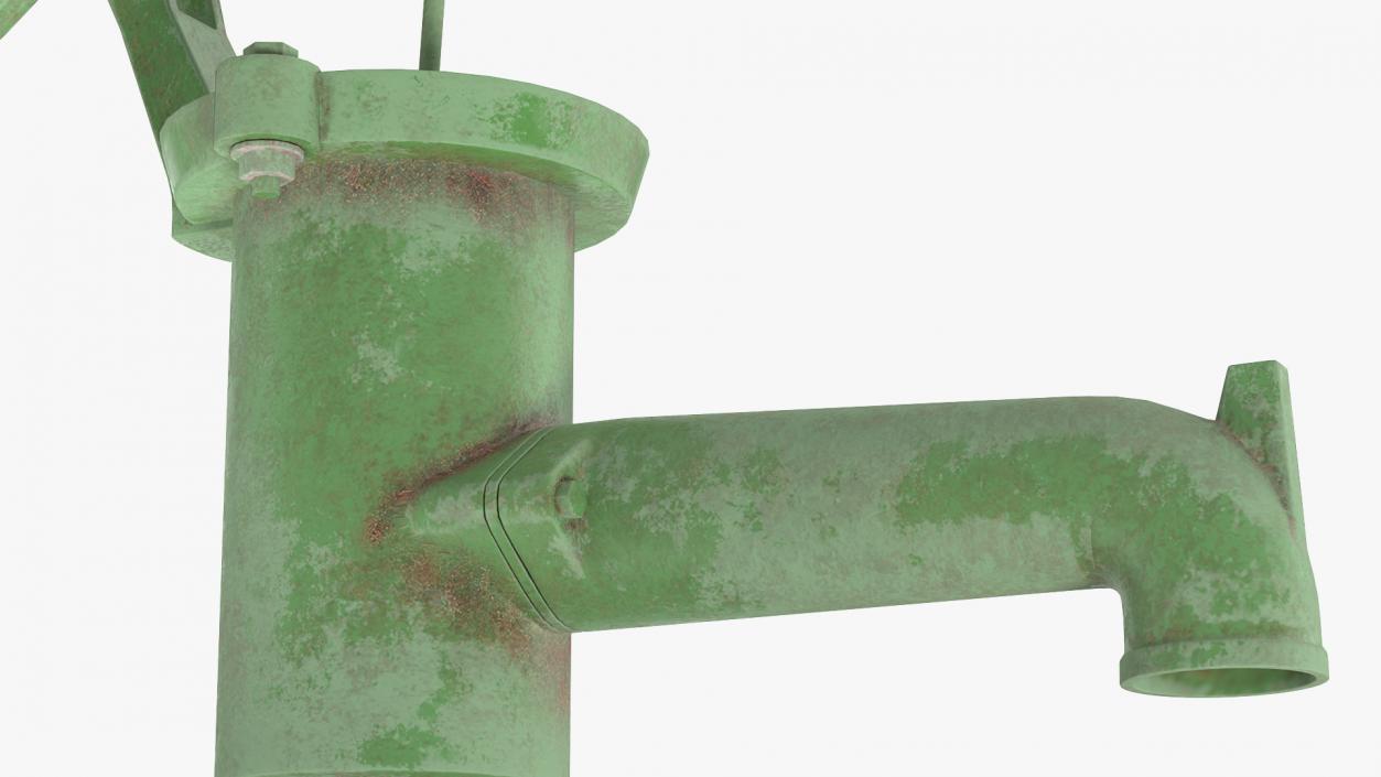 Old Hand Water Pump 3D model