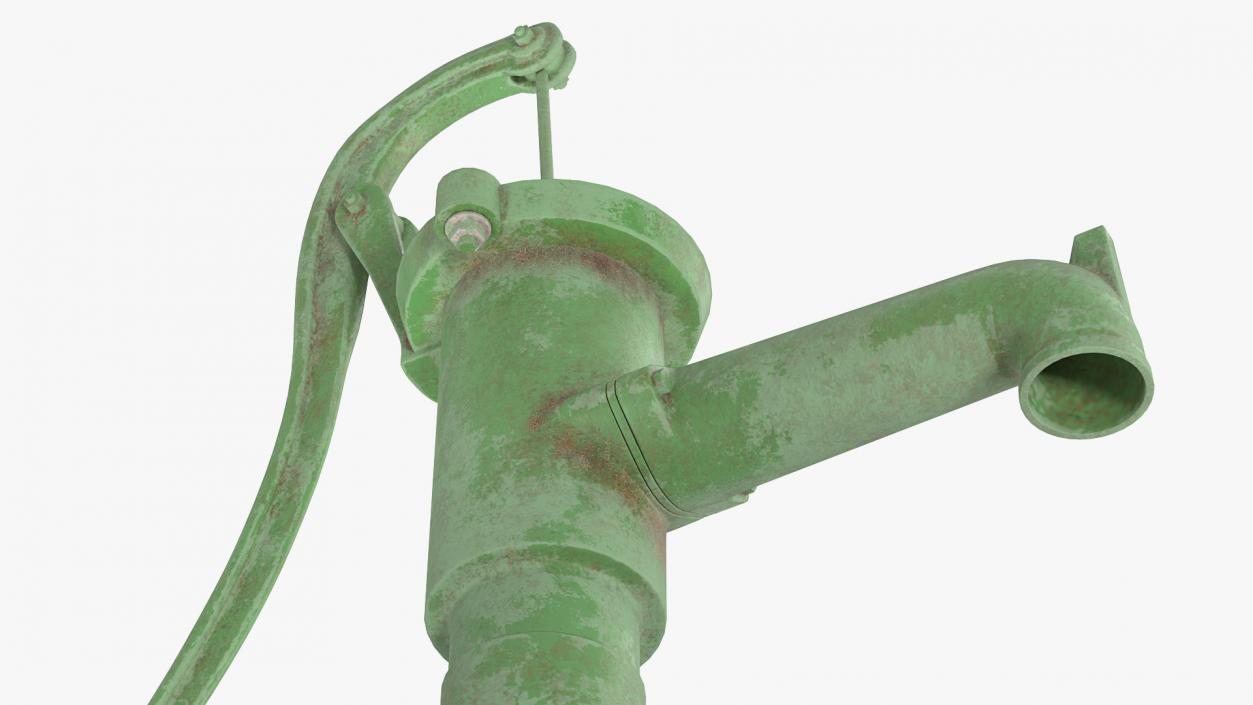 Old Hand Water Pump 3D model