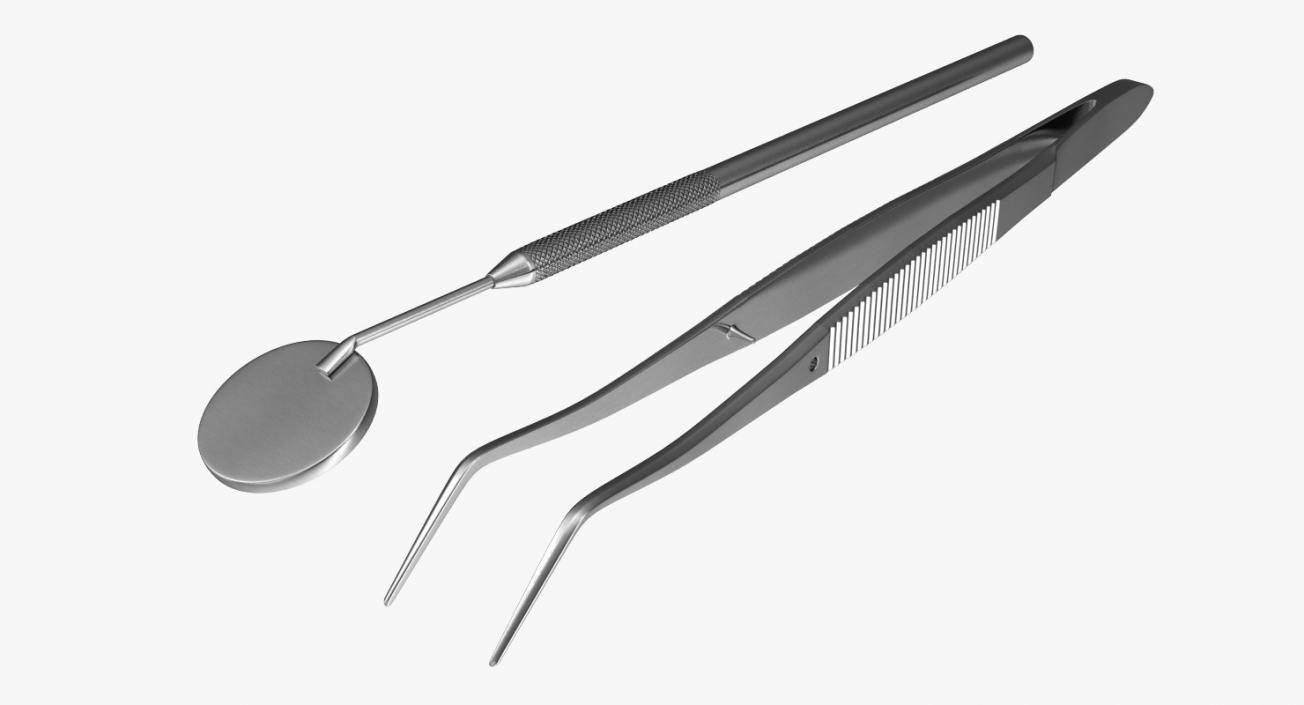 Dental Instruments 3D Models Set 3D