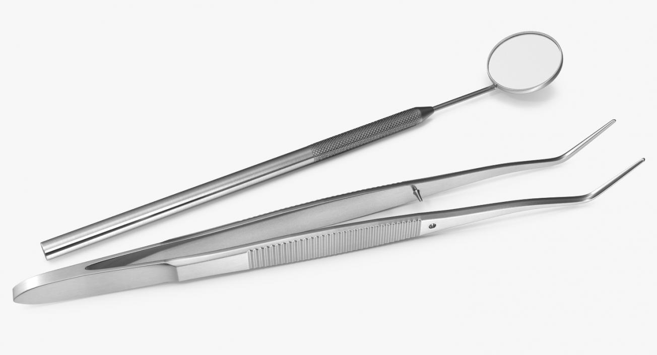 Dental Instruments 3D Models Set 3D