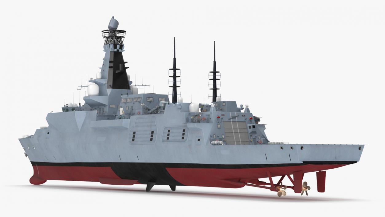 3D Type 26 Global Combat Ship Rigged(1)