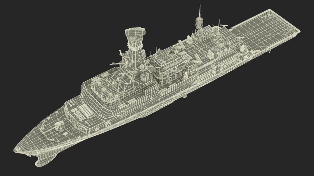 3D Type 26 Global Combat Ship Rigged(1)