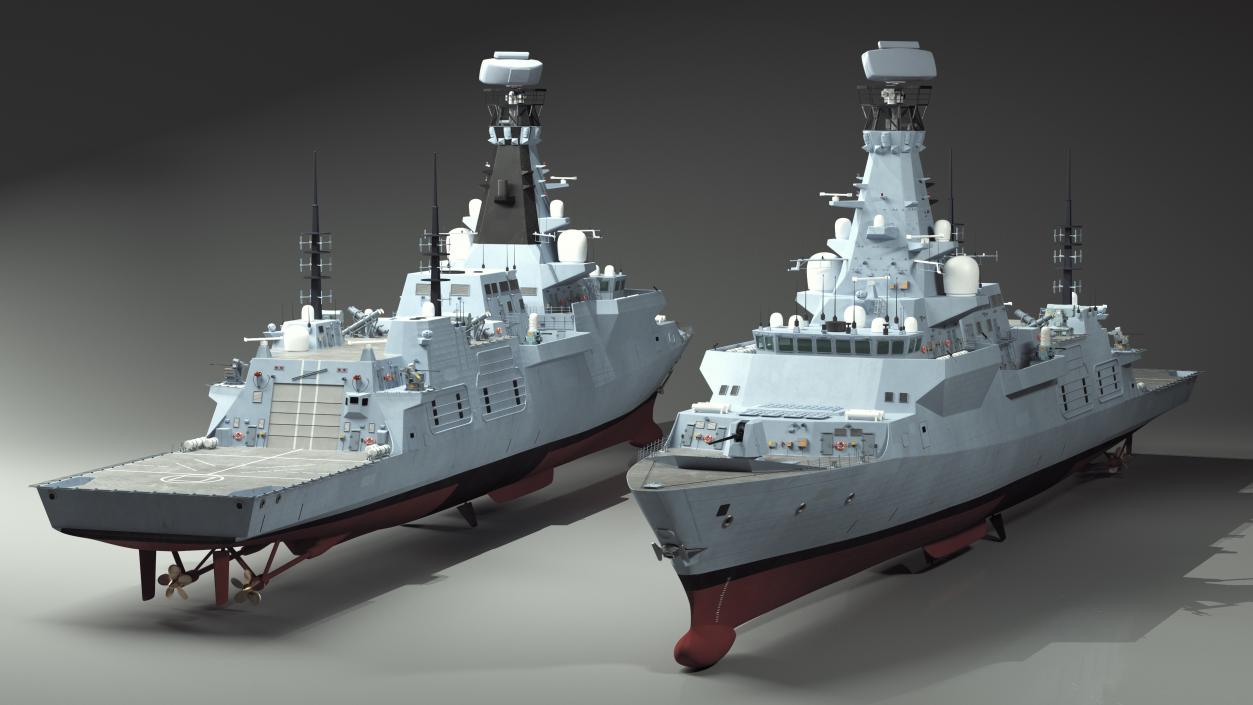 3D Type 26 Global Combat Ship Rigged(1)