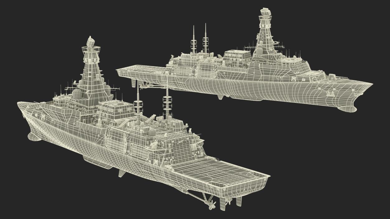 3D Type 26 Global Combat Ship Rigged(1)