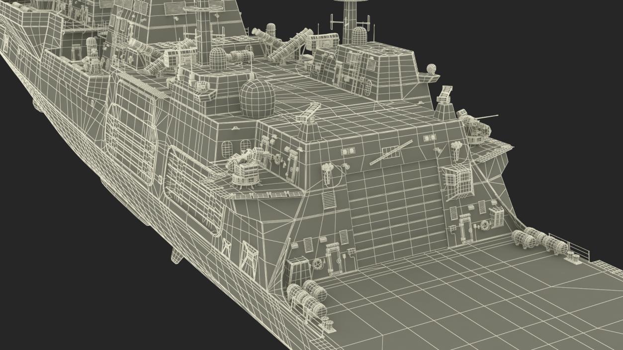 3D Type 26 Global Combat Ship Rigged(1)