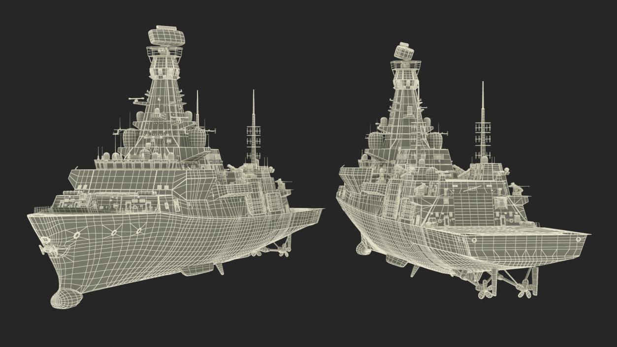 3D Type 26 Global Combat Ship Rigged(1)