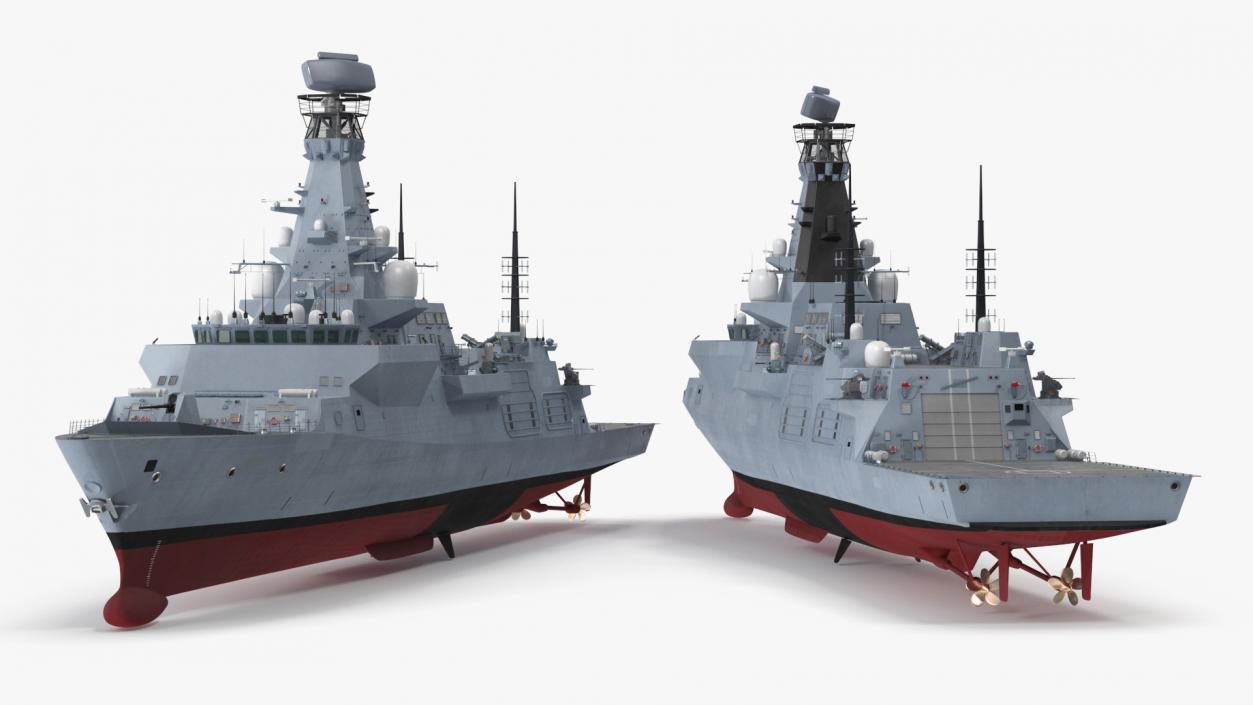 3D Type 26 Global Combat Ship Rigged(1)