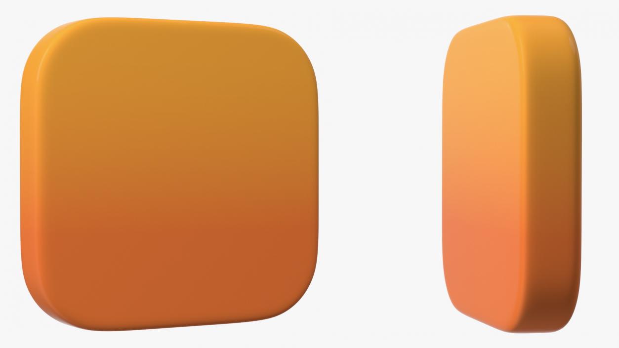 3D iPhone iOS iTunes U Icon 2