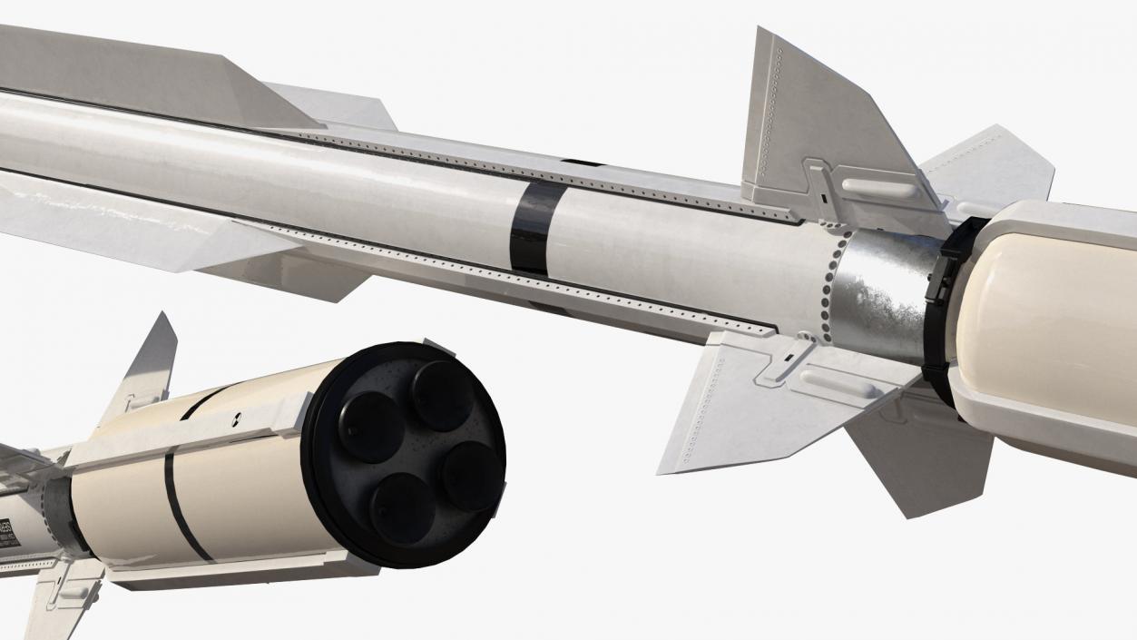 3D Standard Missile 6 model