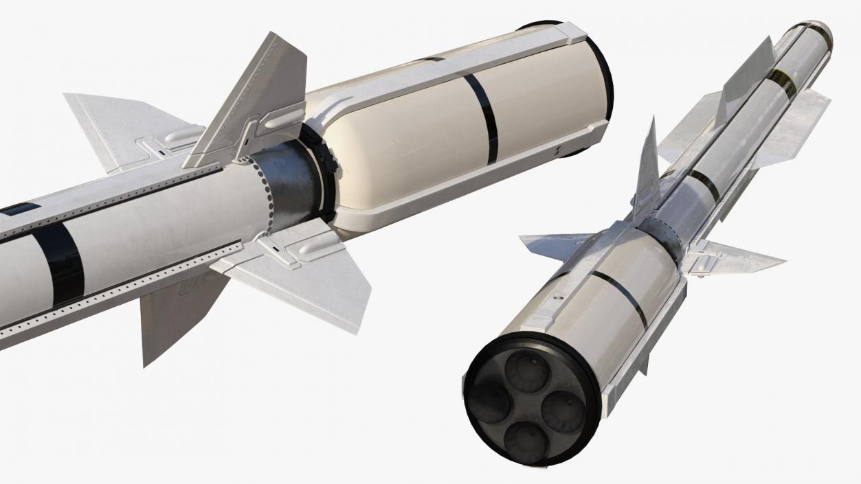 3D Standard Missile 6 model