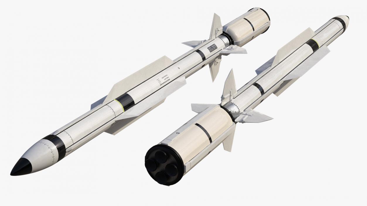 3D Standard Missile 6 model