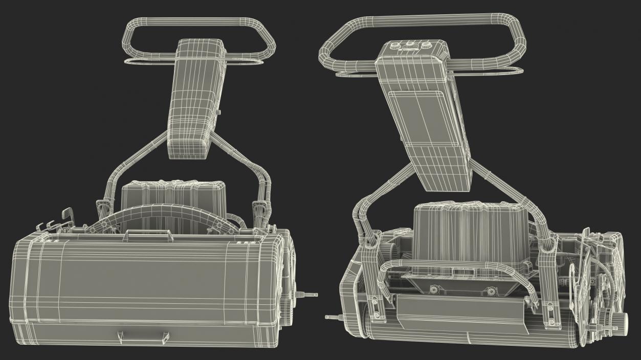 3D model Professional Walk Behind Reel Mower