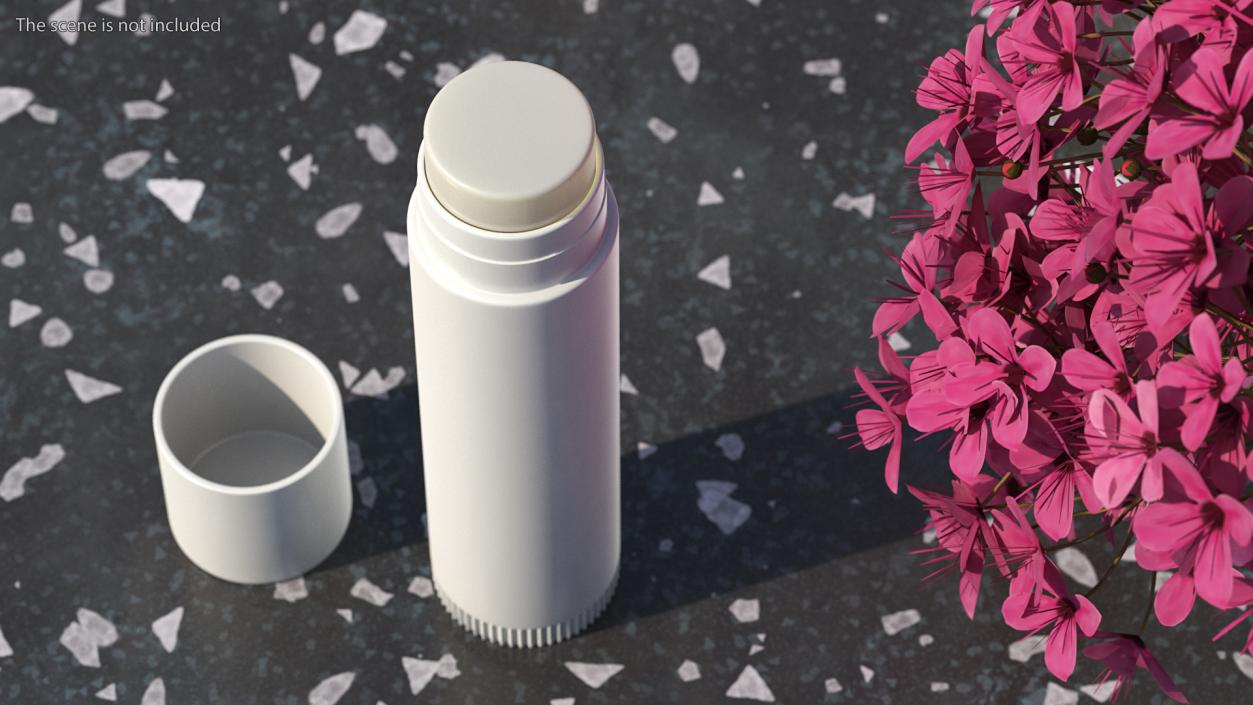 Lip Balm White 3D model