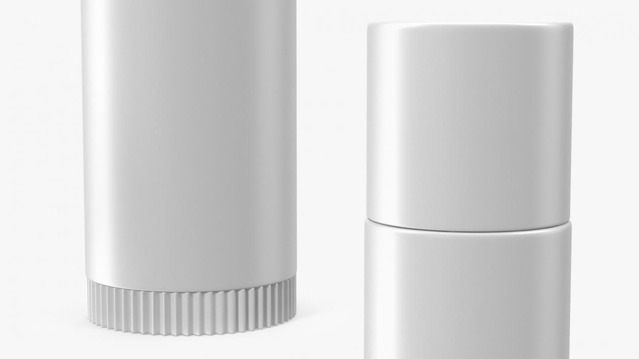 Lip Balm White 3D model