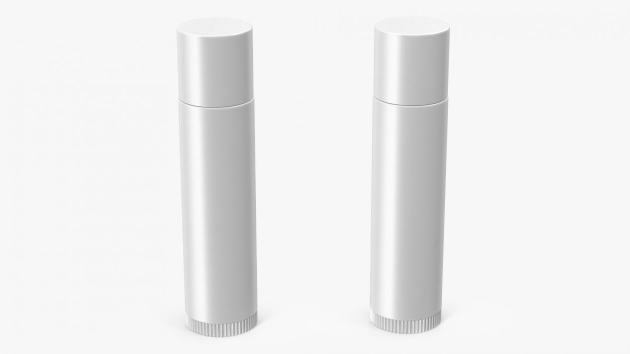 Lip Balm White 3D model