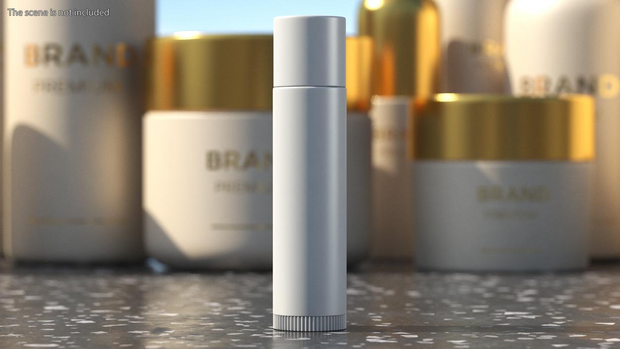 Lip Balm White 3D model