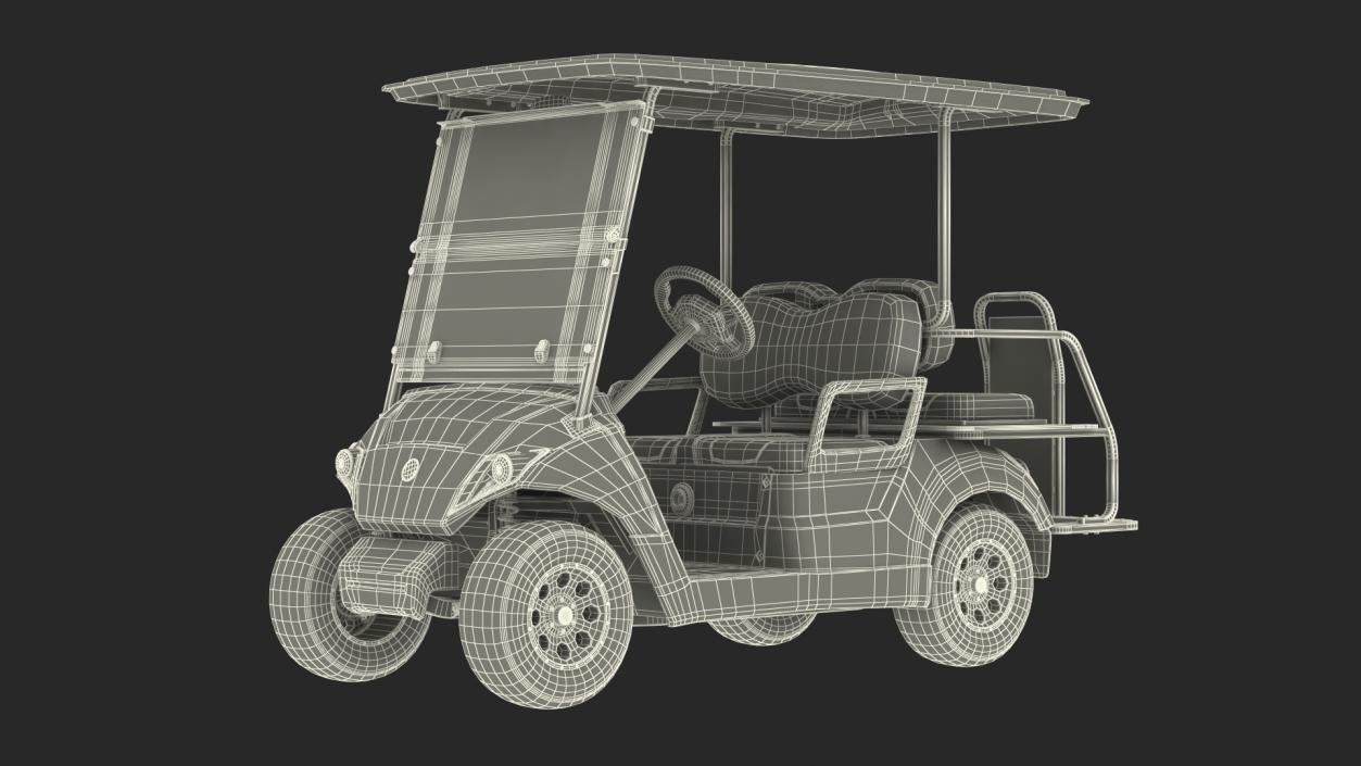 3D model Yamaha The Drive2 PTV 2020 Golf Car