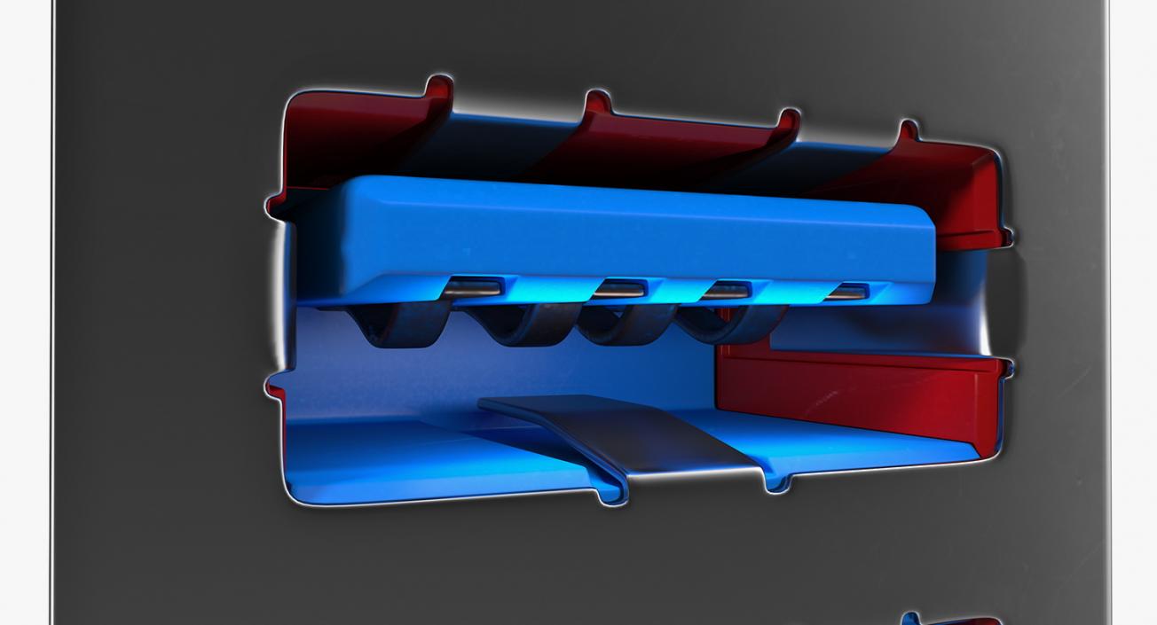 3D LAN USB Connectror model