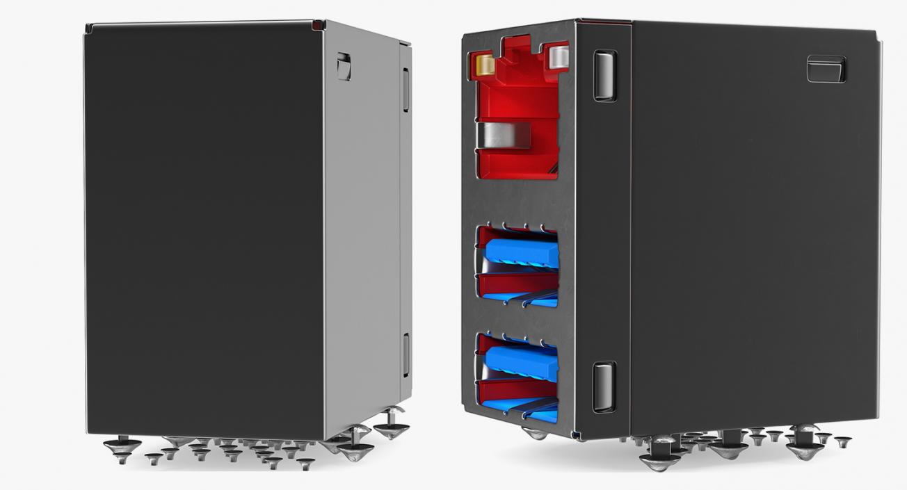 3D LAN USB Connectror model