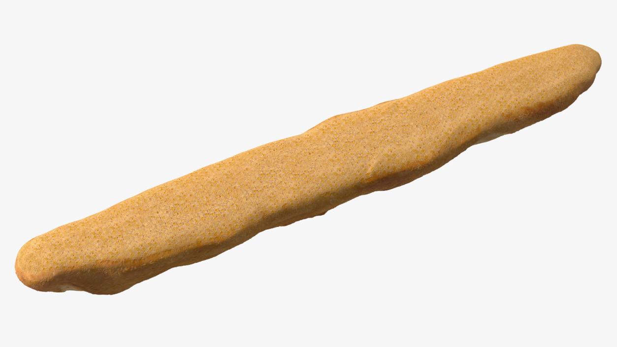 Baguette Bread 3D model