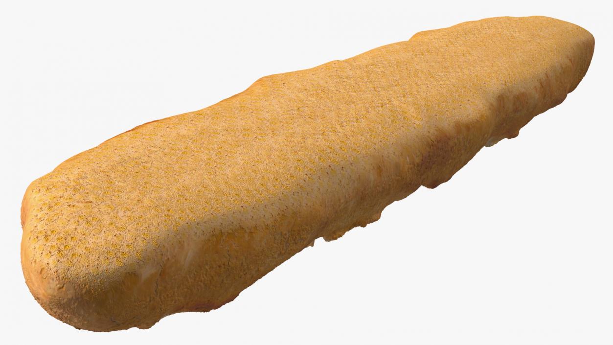 Baguette Bread 3D model