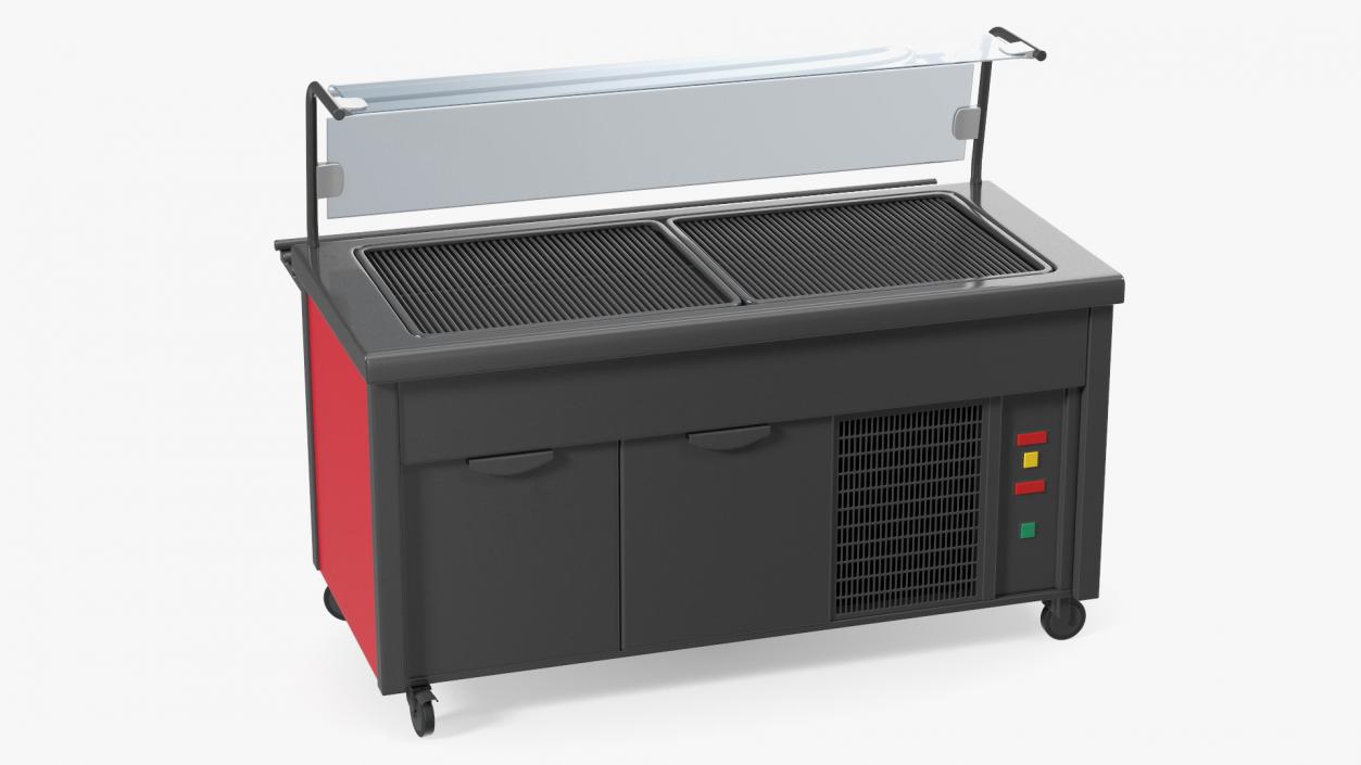 Counter Heated Service Line 3D