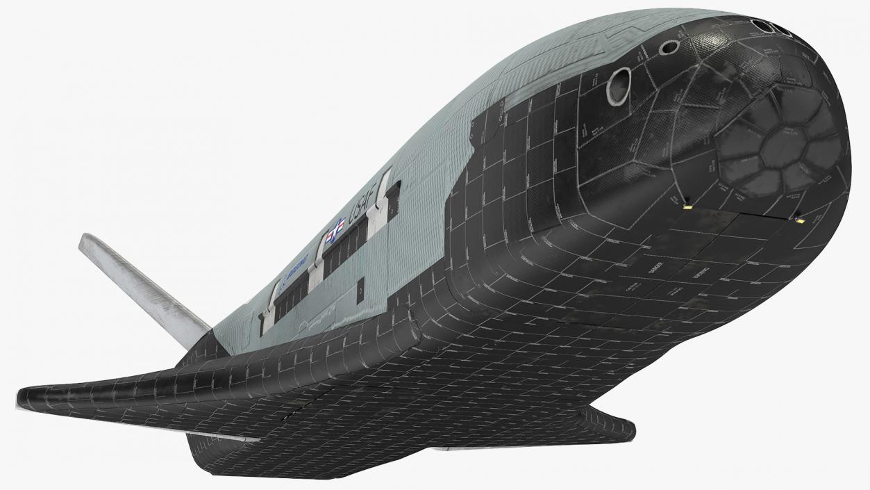 Boeing X37 Reusable Robotic Spacecraft Rigged for Maya 3D model