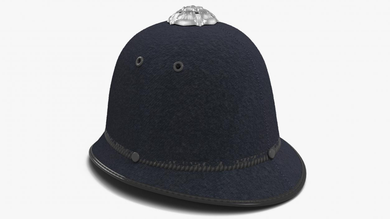 British Bobby Helmet Fur 3D model