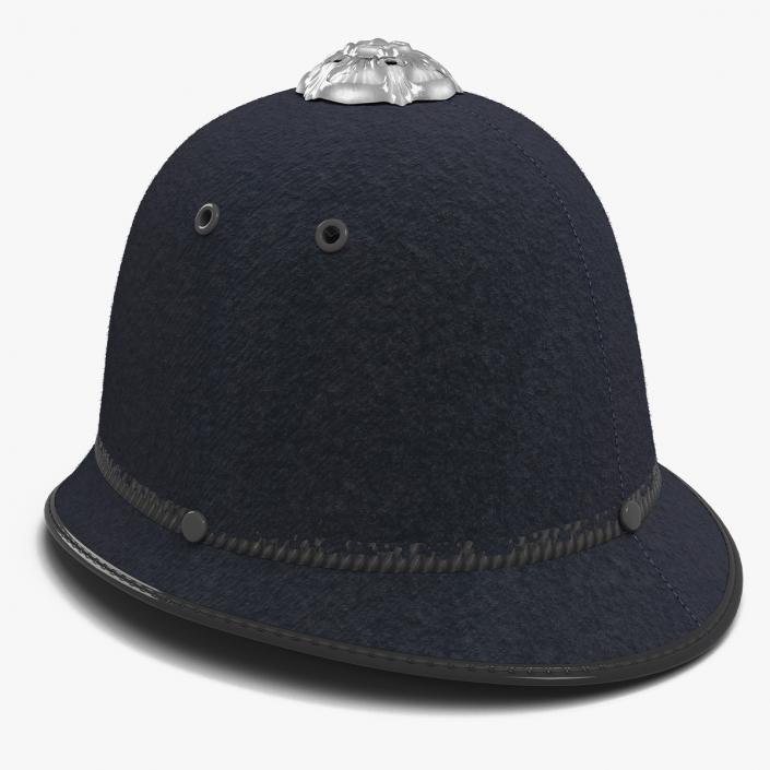 British Bobby Helmet Fur 3D model