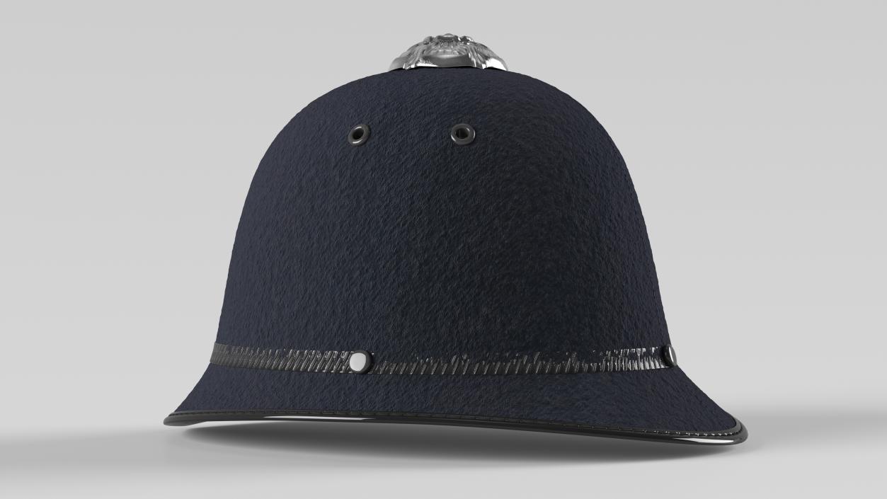 British Bobby Helmet Fur 3D model