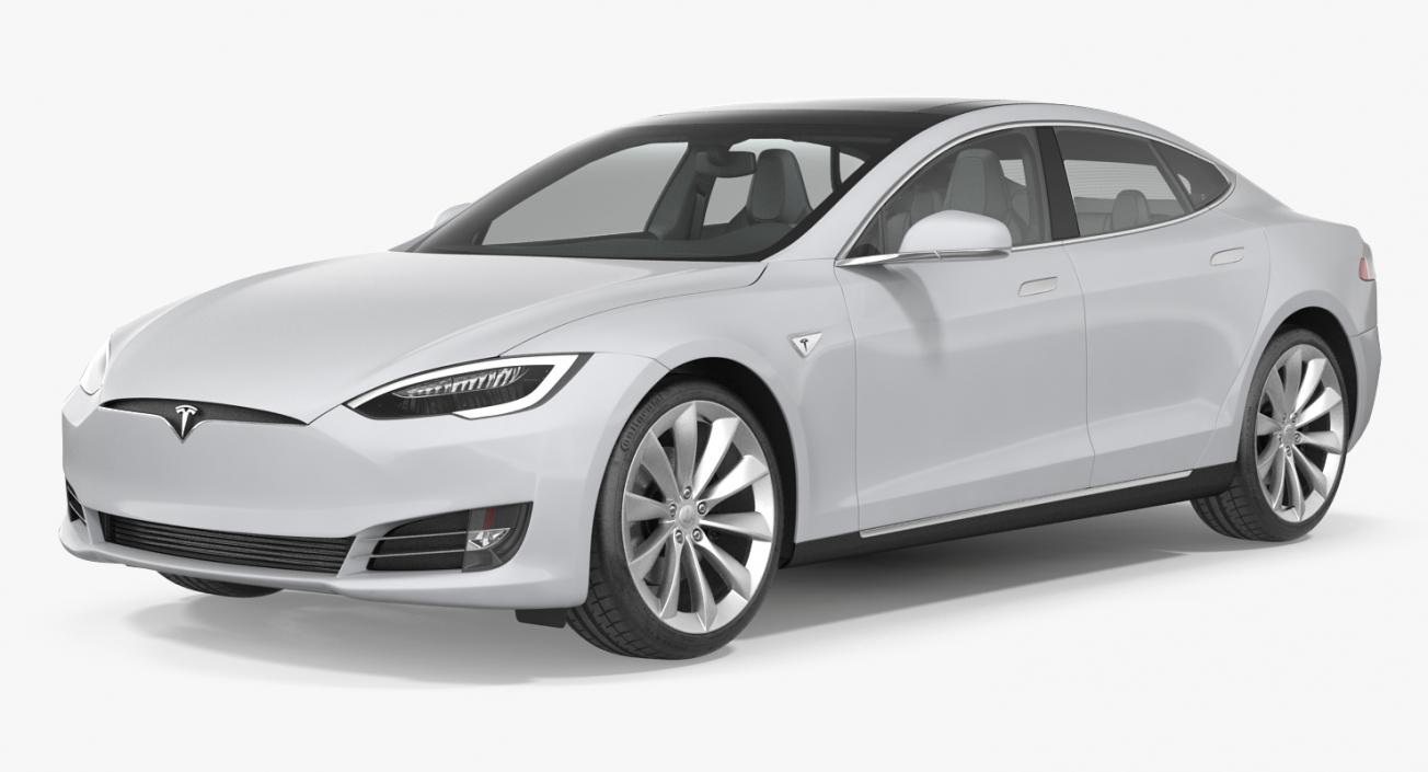 Tesla Model S P100D 2017 3D model