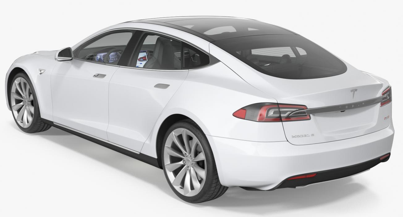 Tesla Model S P100D 2017 3D model