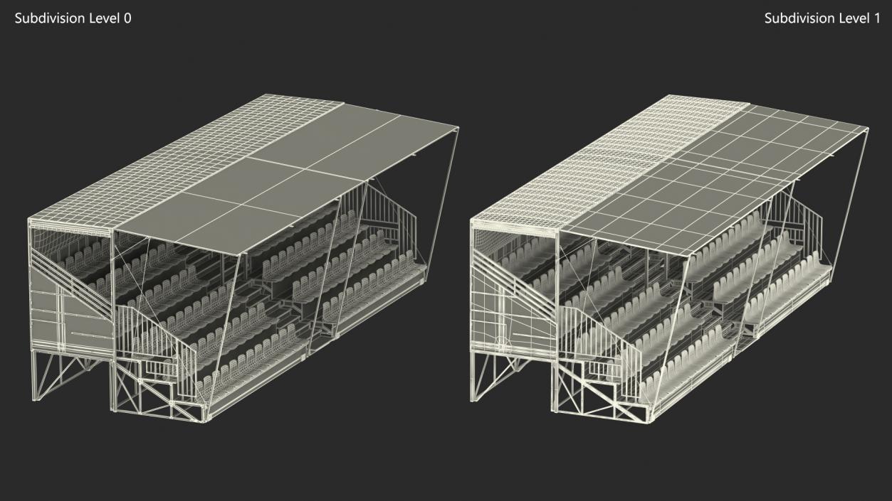 3D Mobile Tiered Seating