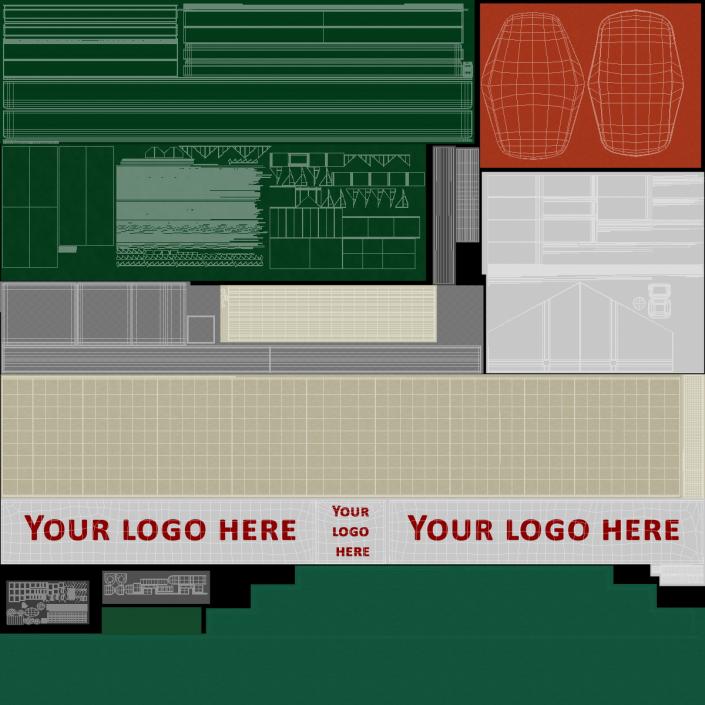 3D Mobile Tiered Seating