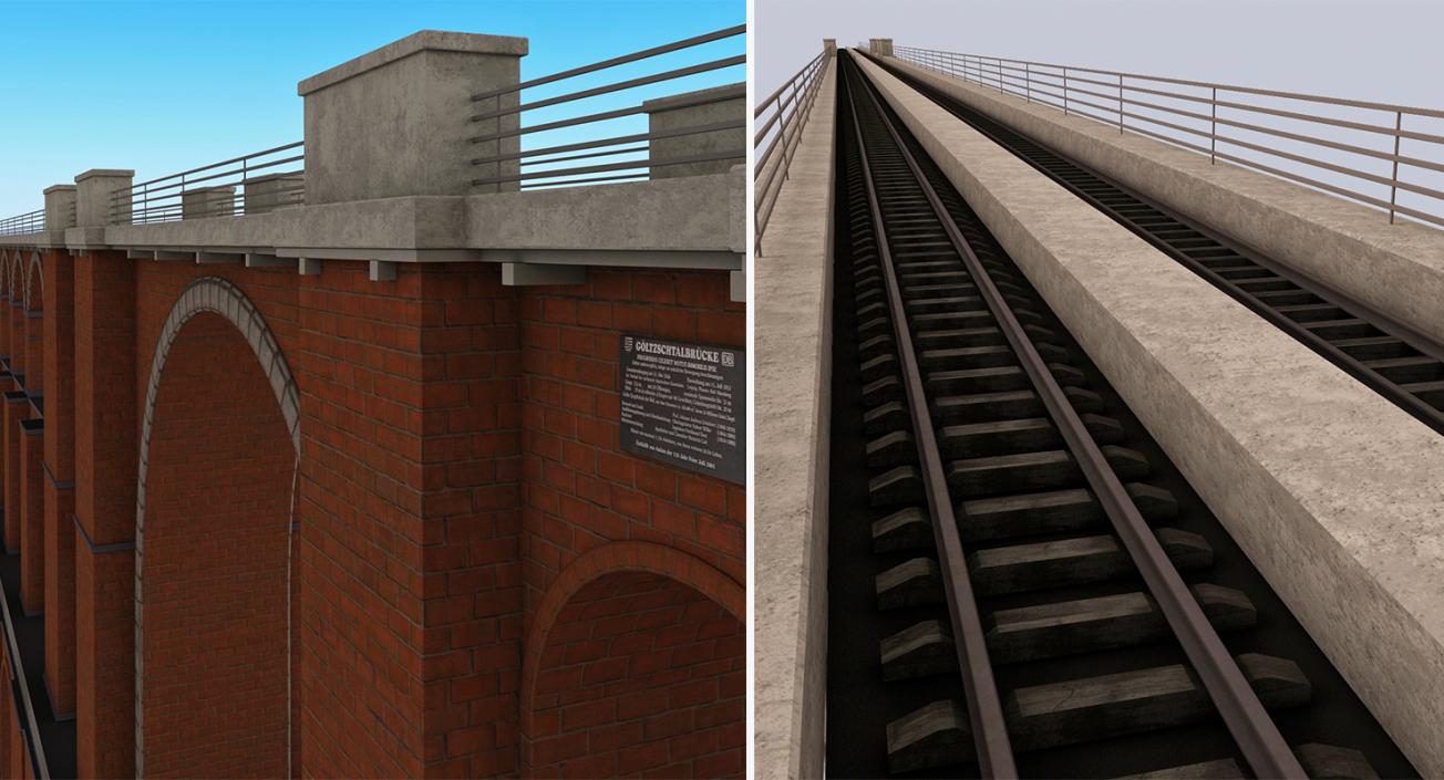 3D Railway Bridges Collection