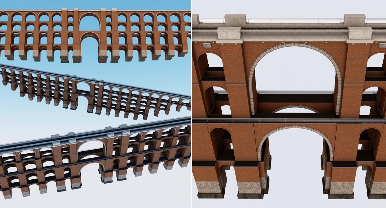 3D Railway Bridges Collection