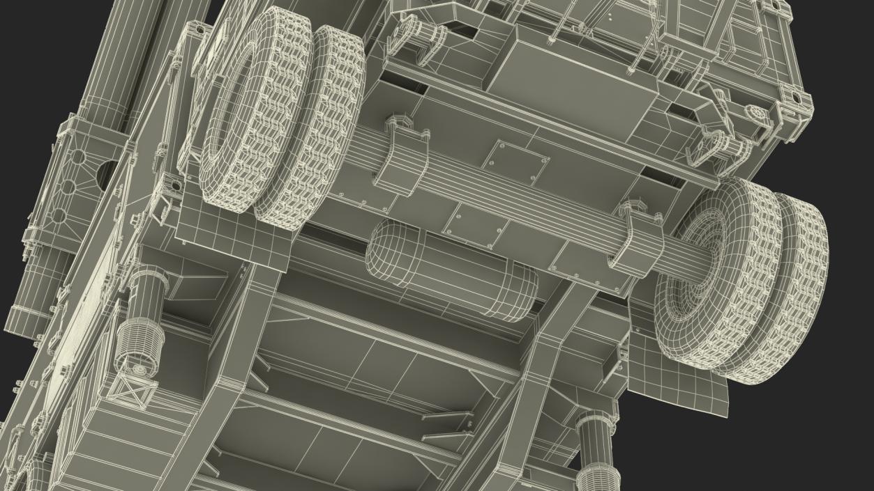 3D model Crotale NG Air Defense Missile System Rigged for Maya 2