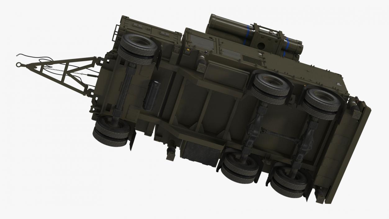 3D model Crotale NG Air Defense Missile System Rigged for Maya 2