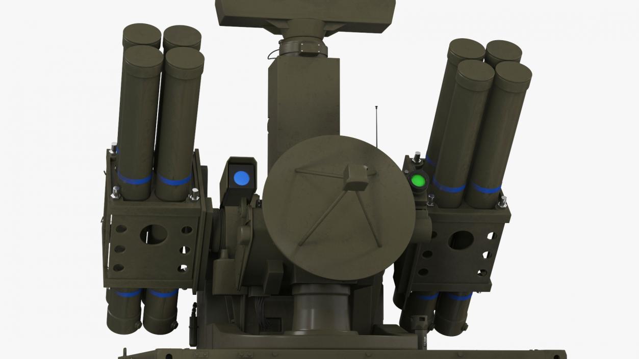 3D model Crotale NG Air Defense Missile System Rigged for Maya 2