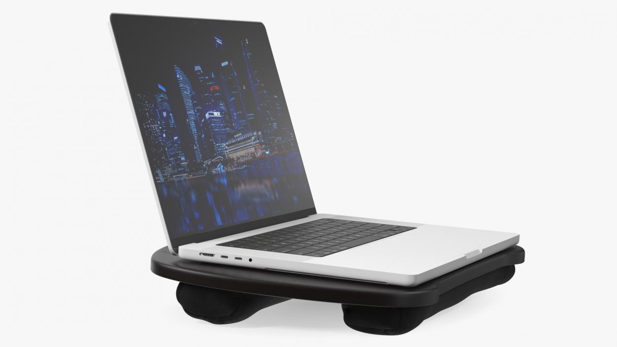 Laptop Stand Table Black 3D model