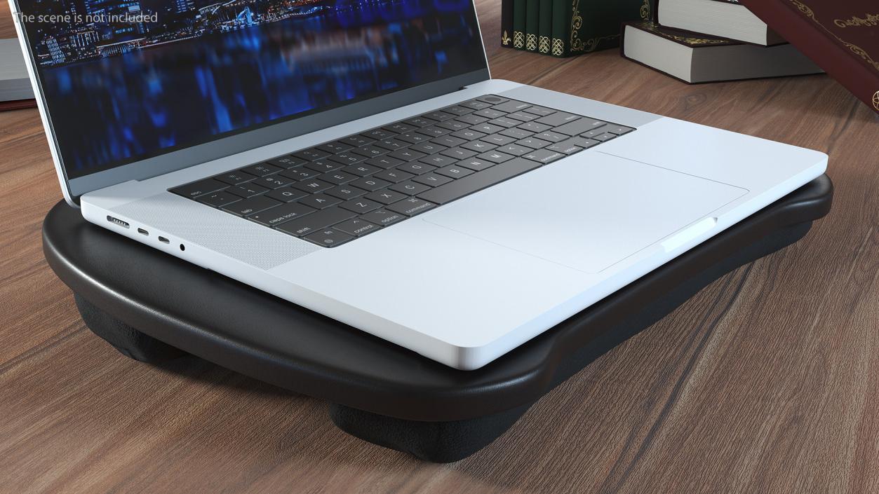 Laptop Stand Table Black 3D model