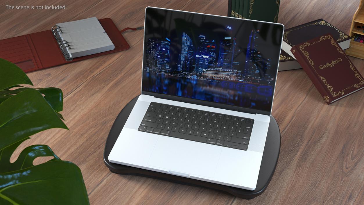 Laptop Stand Table Black 3D model