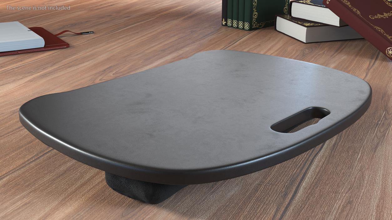 Laptop Stand Table Black 3D model