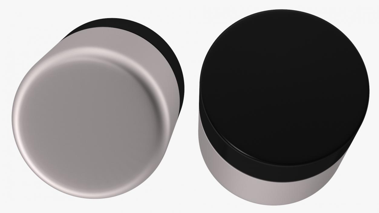 3D model Black Cream Jar