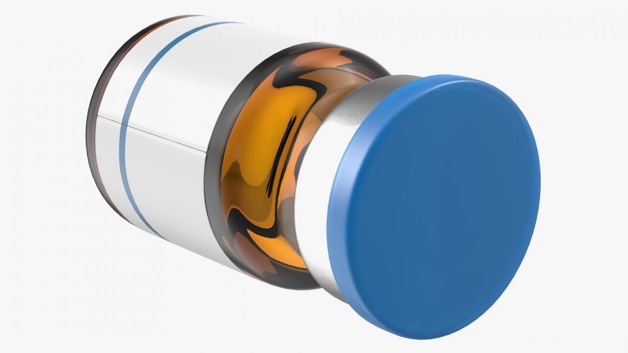 Syringe with Covid 19 Vaccine 3D model