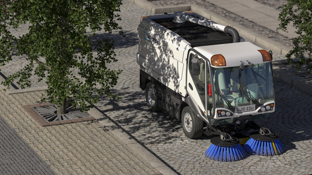 Johnston CX400 Road Sweeper 3D