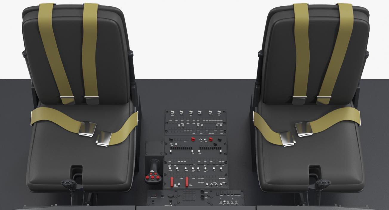 3D Helicopter Control Panels Collection