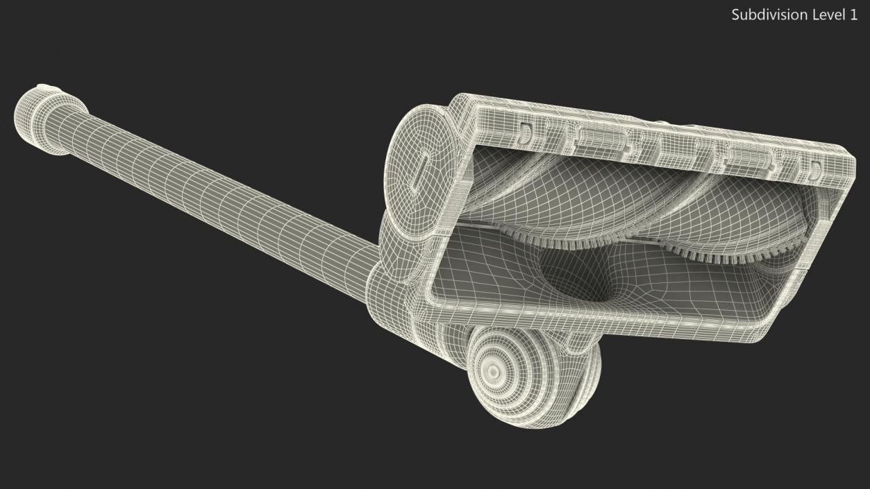 3D Vacuum Turbine Nozzle with Tube