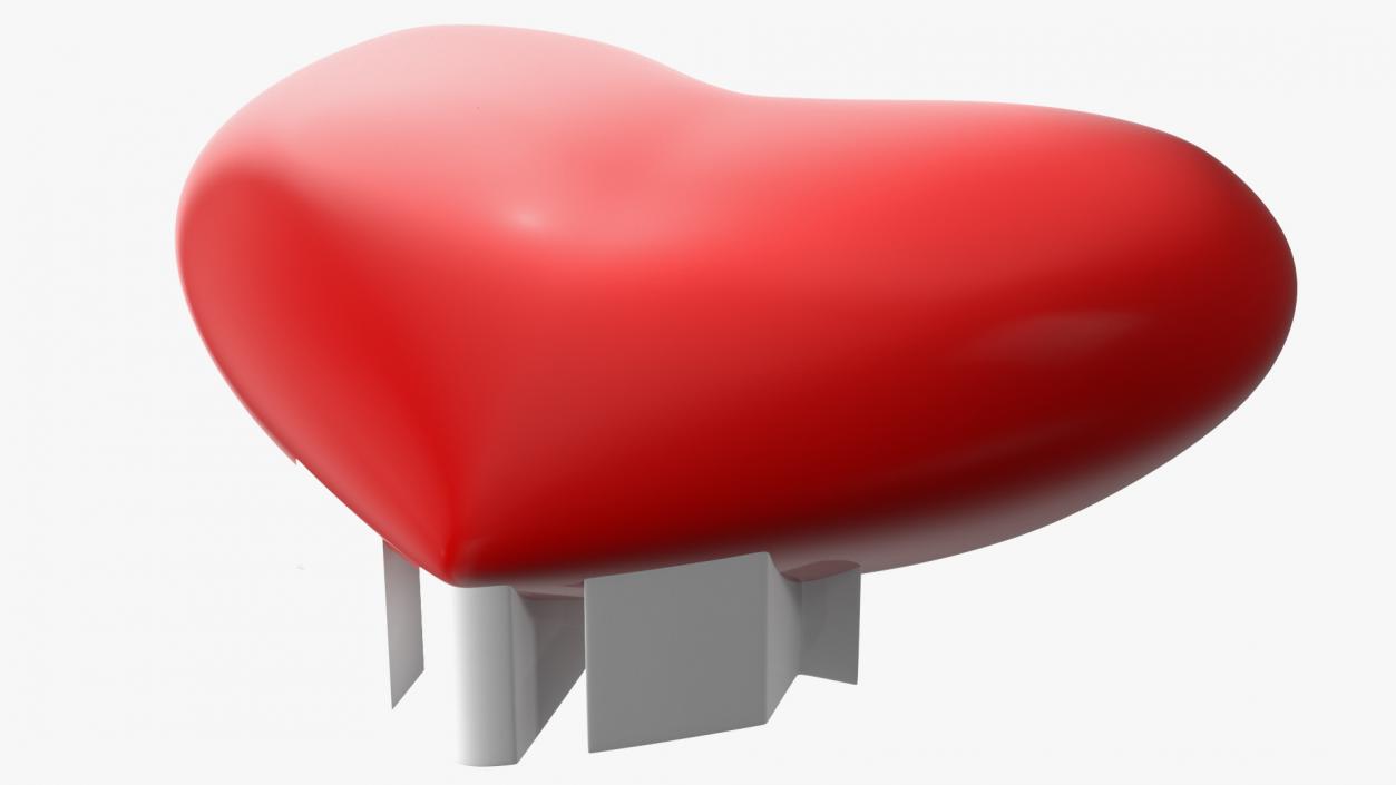 Heart with Up Arrow 3D model