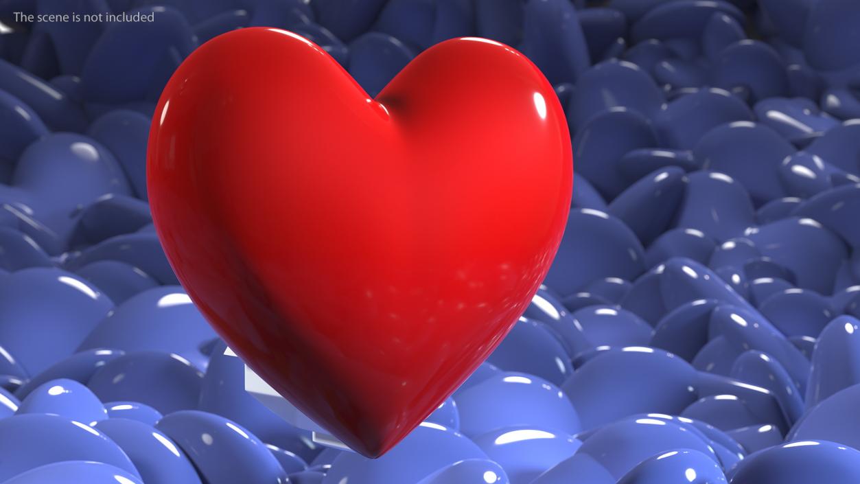 Heart with Up Arrow 3D model